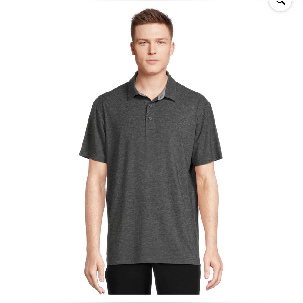 George Men’s & Big Men's Jersey Knit Polo Shirt with Short Sleeves, Size 3XL